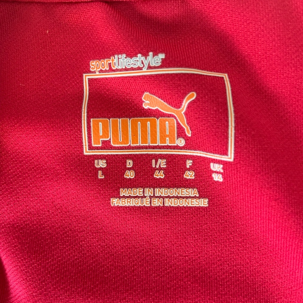 Puma Athlethic Tank Top L Racerback Built In Bra - Picture 10 of 12